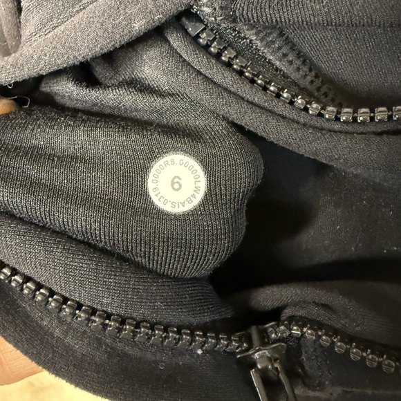 Lululemon Black Hooded Define Jacket Zip-Up Hoodie Sz 6 - Picture 3 of 3